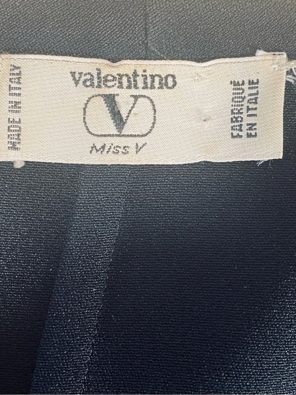 🛍️Valentino “Miss V” Authentic Vintage 1980s “Power Blazer Dress” - Picture 12 of 16